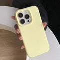 Dopamine-inspired silicone solid color phone case for iPhone models back cover