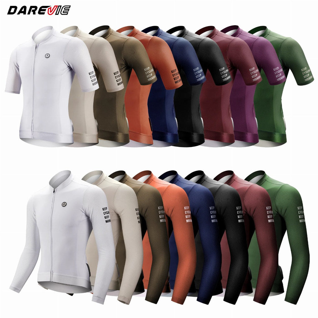DAREVIE Cycling Jersey small size SPF 50+ breathable long sleeves for men and women