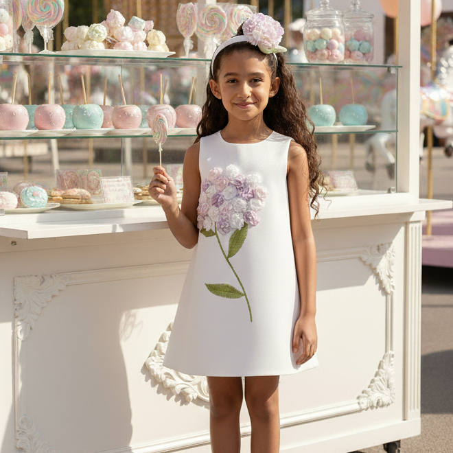 Floral Fashion Girls Dress