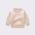 MyKids-USA® Baby Solid Color Handknit Design Quality Pullover Loose Sweater
