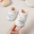 MyKids-USA® Baby Animals Cartoon Print Thickened Cotton-padded Fleece-lined Warm Soft Bottom Shoes